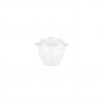 RZ Plastic Containers Round Clear Hinged - 750cc - 100 PCS