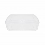 Crystal Containers Rectangle Box with Lid - 350 gr - 1 Piece