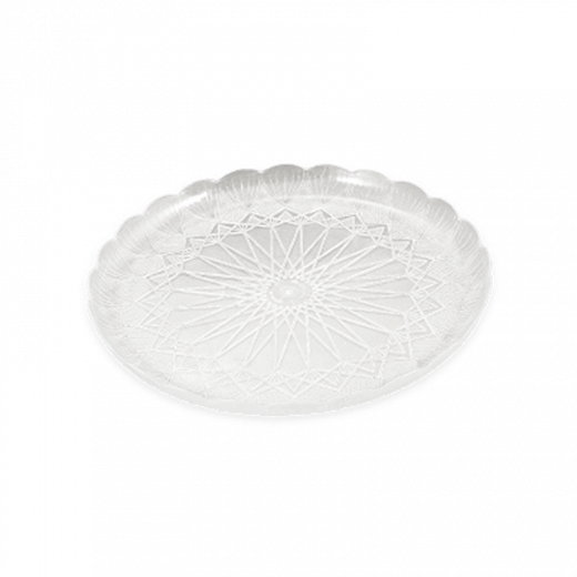 Crystal Plates Round 22 cm - 1 Piece