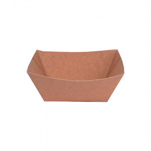 Paper Container Meal Tray Brown Small - 1 Piece