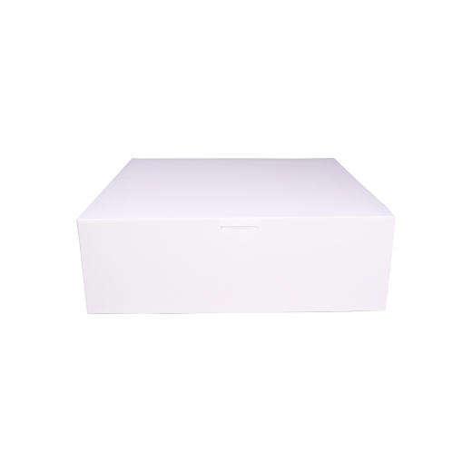 Paper Container Cake Box white - 35 5*35 5*10  cm - 5 PCS