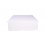 Paper Container Cake Box white - 35 5*35 5*15  cm - 5 Pieces